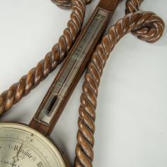 A Victorian anchor and rope barometer by Gray and Keen Liverpool - 3314922