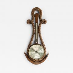 A Victorian anchor and rope barometer by Gray and Keen Liverpool - 3316278