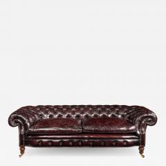 A Victorian walnut Chesterfield sofa - 1407354