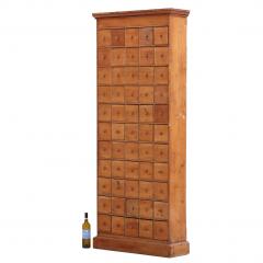 A Vintage Pine Apothecary Cabinet Late 19th C Belgium  - 4463347
