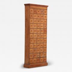 A Vintage Pine Apothecary Cabinet Late 19th C Belgium  - 4463954