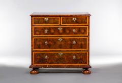 A Visually Striking Charles II Oyster Veneer and Line Inlay Chest of Drawers - 805338