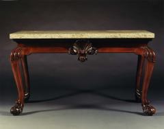 A WELL DRAWN LATE PALLADIAN GEORGE II MAHOGANY SIDE TABLE - 3712229