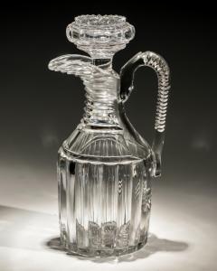 A WILLIAM IV PILLAR CUT CLARET JUG - 3793688