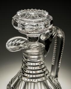 A WILLIAM IV PILLAR CUT CLARET JUG - 3793690