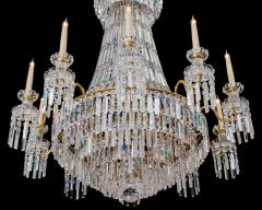 A WILLIAM IV TENT AND WATERFALL CHANDELIER - 3788075