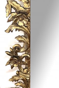 A Well Carved French Rococo Style Giltwood Wall Mirror with Exuberant Crest - 3469958