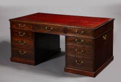 A Well Proportioned Mahogany Chippendale Partners Desk - 3025939