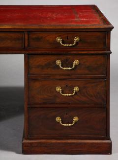 A Well Proportioned Mahogany Chippendale Partners Desk - 3025957