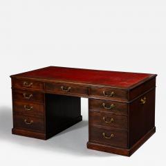 A Well Proportioned Mahogany Chippendale Partners Desk - 3033937
