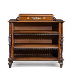 A William IV Mahogany Open Bookcase by Brown and Lamont - 1251848