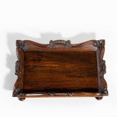 A William IV mahogany desk tidy attributed to Gillows - 2038145