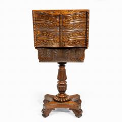 A William IV mahogany teapoy - 2134481