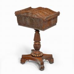 A William IV mahogany teapoy - 2134485