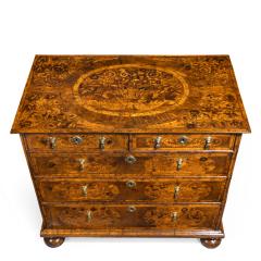 A William and Mary Marquetry Walnut Veneered Chest Of Drawers - 1237234