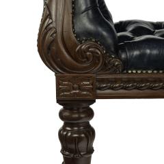 A William mahogany bench seat - 3385925