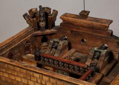 A Wooden Model Fortress With Dungeons and Cannons - 2246551