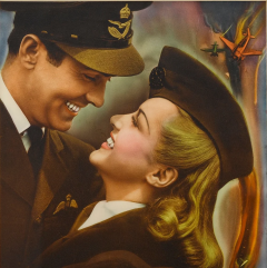 A Yank in the R A F Vintage Movie Poster Circa 1941 - 3797056