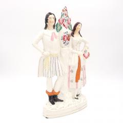 A Young Couple English Staffordshire circa 1870 - 2803319