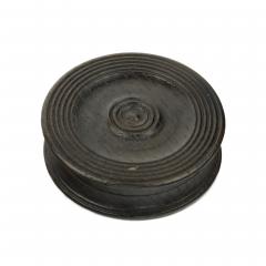 A black oak snuff box made from timber recovered from H M S Boyne - 3168435