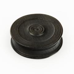 A black oak snuff box made from timber recovered from H M S Boyne - 3168436