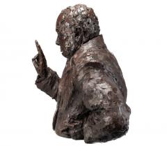 A bronze portrait of Sir Winston Churchill by Rufus Martin 2023 - 3350064