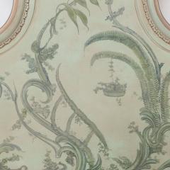 A carved wood and Painted king size headboard Italian C 1950 - 2487303