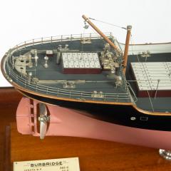 A cased shipyard model of S S Burbridge S S Burcombe 1912 - 3741415