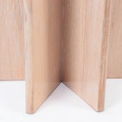 A cerused oak table base contemporary  - 2593527