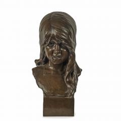 A charming bust of a child s head by Edwin Whitney Smith dated 1910 - 3081027