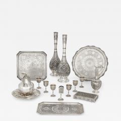 A collection of Persian silverware and tableware - 2828516