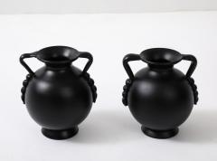 A collection of Swedish Black Glass Vessels Engshyttan Glassworks Ca 1950s - 3933666