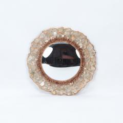 A contemporary Artist made gilt resin and mica mirror - 2992523