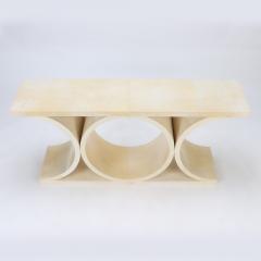 A contemporary parchment consoles int he manner of K SPringer  - 2435591