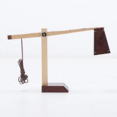 A contemporary studio made rosewood table lamp  - 3572740