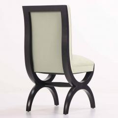 A custom set of 10 Art Deco Style Dining Chairs C 1990s  - 4346564