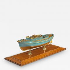 A detailed owner s model or shipyard model of a double ended harbour launch - 2948958