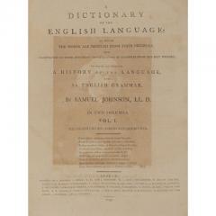 A dictionary of the English language by SAMUEL JOHNSON - 2761920