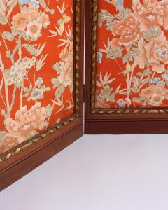 A fine French 1920s 4 Panel Folding Screen Room Divider - 4381864