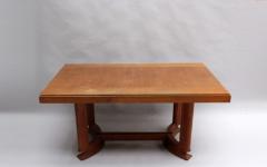 A fine French Art Deco Rectangular Oak Dining Table - 1233059