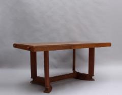 A fine French Art Deco Rectangular Oak Dining Table - 1233060