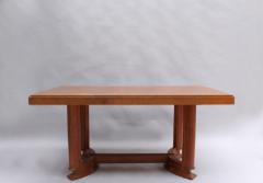A fine French Art Deco Rectangular Oak Dining Table - 1233061