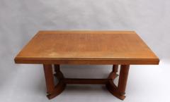 A fine French Art Deco Rectangular Oak Dining Table - 1233062
