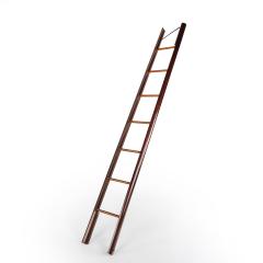 A fine George III mahogany pole ladder - 4242315