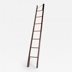 A fine George III mahogany pole ladder - 4243564