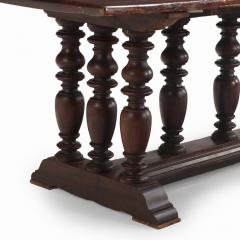 A fine Italian walnut Refectory or Library Table 18th C  - 4118917