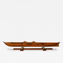 A fine and large model of a Thames wherry - 3721035