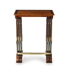 A fine and unusual nest of three Regency tables - 3891407