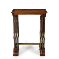 A fine and unusual nest of three Regency tables - 3891408