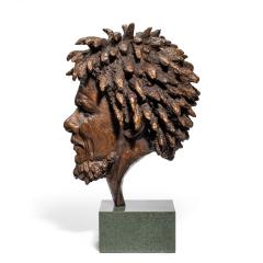 A fine bronze bust of Dougie by Vivian Mallock - 1329499